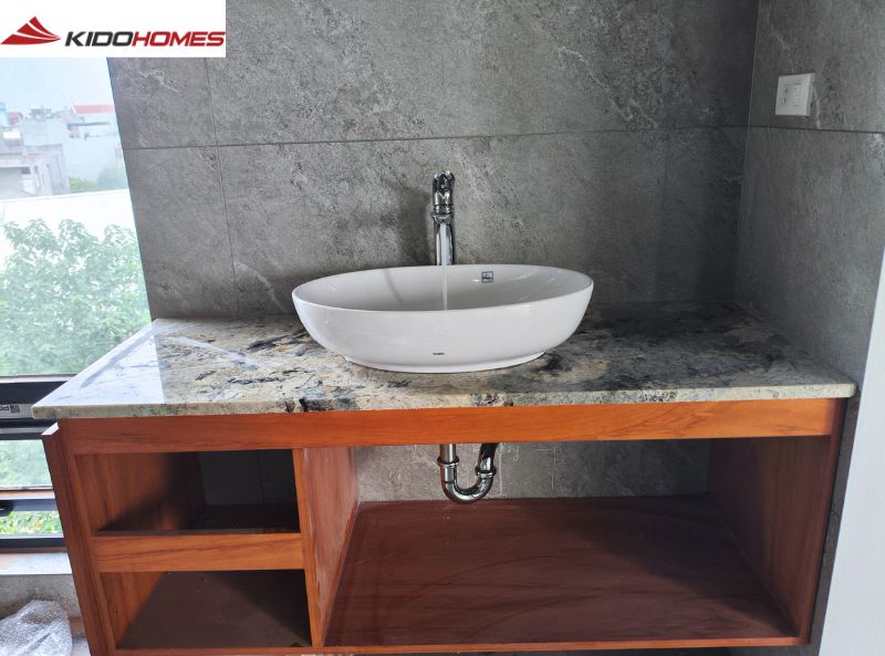 Hoàn thiện lắp đặt full combo 3 phòng tắm đồng bộ cho gia đình anh chị Long – Hiền tại Hà Nội