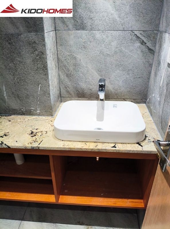 Hoàn thiện lắp đặt full combo 3 phòng tắm đồng bộ cho gia đình anh chị Long – Hiền tại Hà Nội