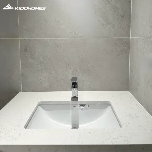 Hoàn thiện lắp đặt combo phòng tắm tối giản cho gia đình chị Đào