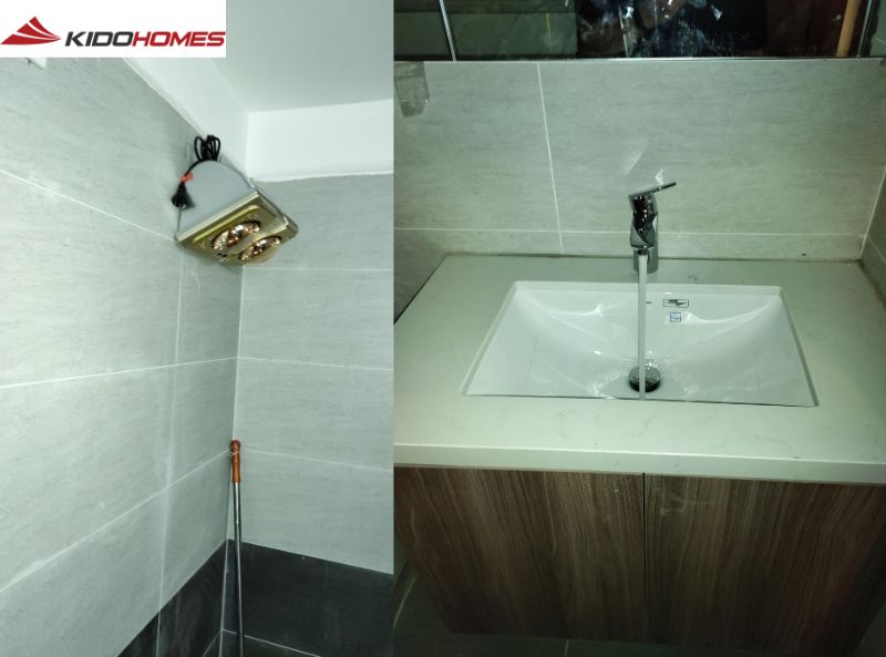 Hoàn thiện lắp đặt full combo phòng tắm cao cấp cho chú Hào – Thanh Trì