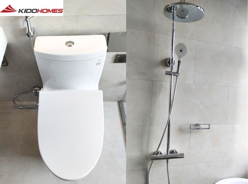 Hoàn thiện lắp đặt full combo thiết bị phòng tắm cho biệt thự của Anh Mạnh – Vinhomes