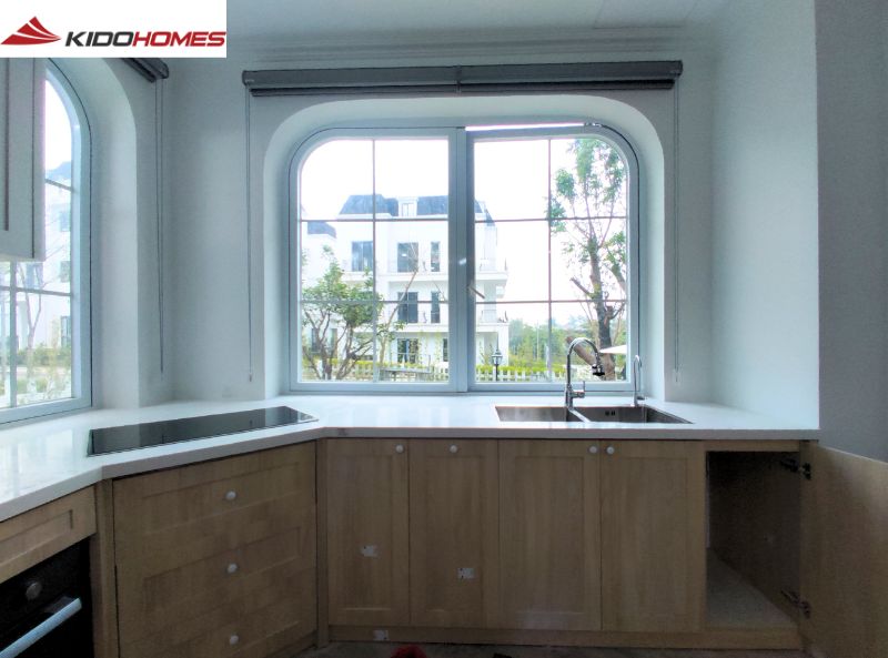 Hoàn thiện lắp đặt toàn bộ thiết bị bếp cho biệt thự liền kề tại Hà Nội