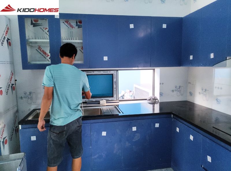 Hoàn thiện lắp đặt thiết bị bếp cho chú Tĩnh - Xuân Mai, Hòa Bình