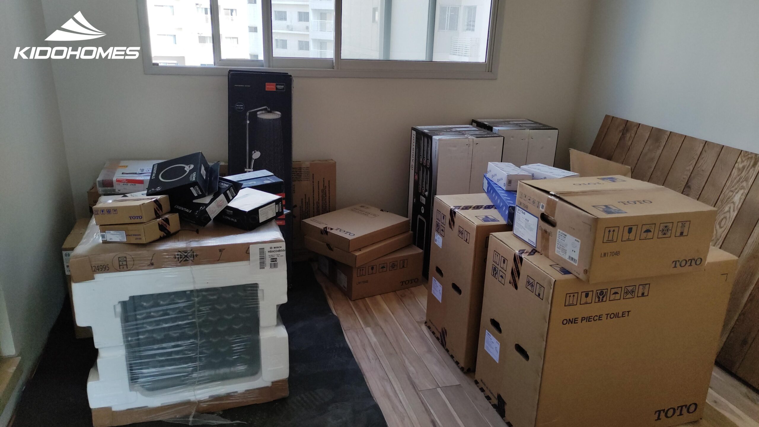 Kidoasa lắp đặt thiết bị phòng tắm và bếp gia đình chị Thúy (Hoài Đức - Hà Nội)