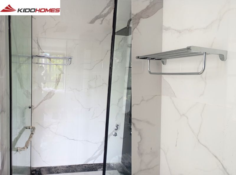 Hoàn thiện công trình lắp đặt toàn bộ thiết bị phòng tắm ( Chị Quỳnh - Bắc Ninh)