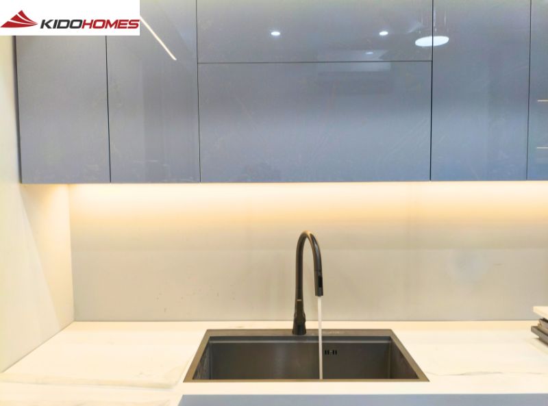 Hoàn thiện lắp đặt vòi chậu bếp cho chú Mười - Lĩnh Nam, Hà Nội