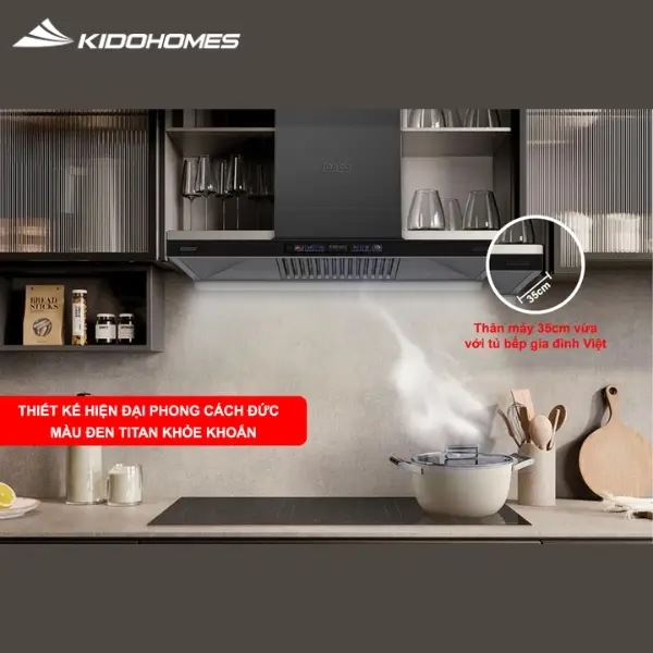 Máy hút mùi Lorca LC 3619-90 Premium SR8L