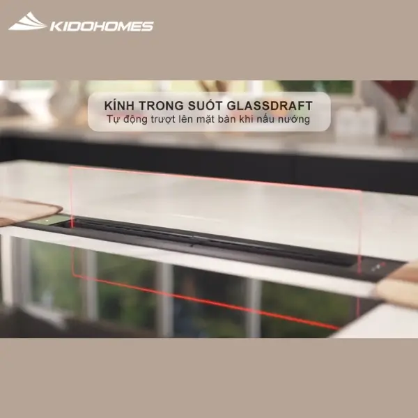 máy hút mùi âm bàn Bosch DDW88MM66 Serie 8