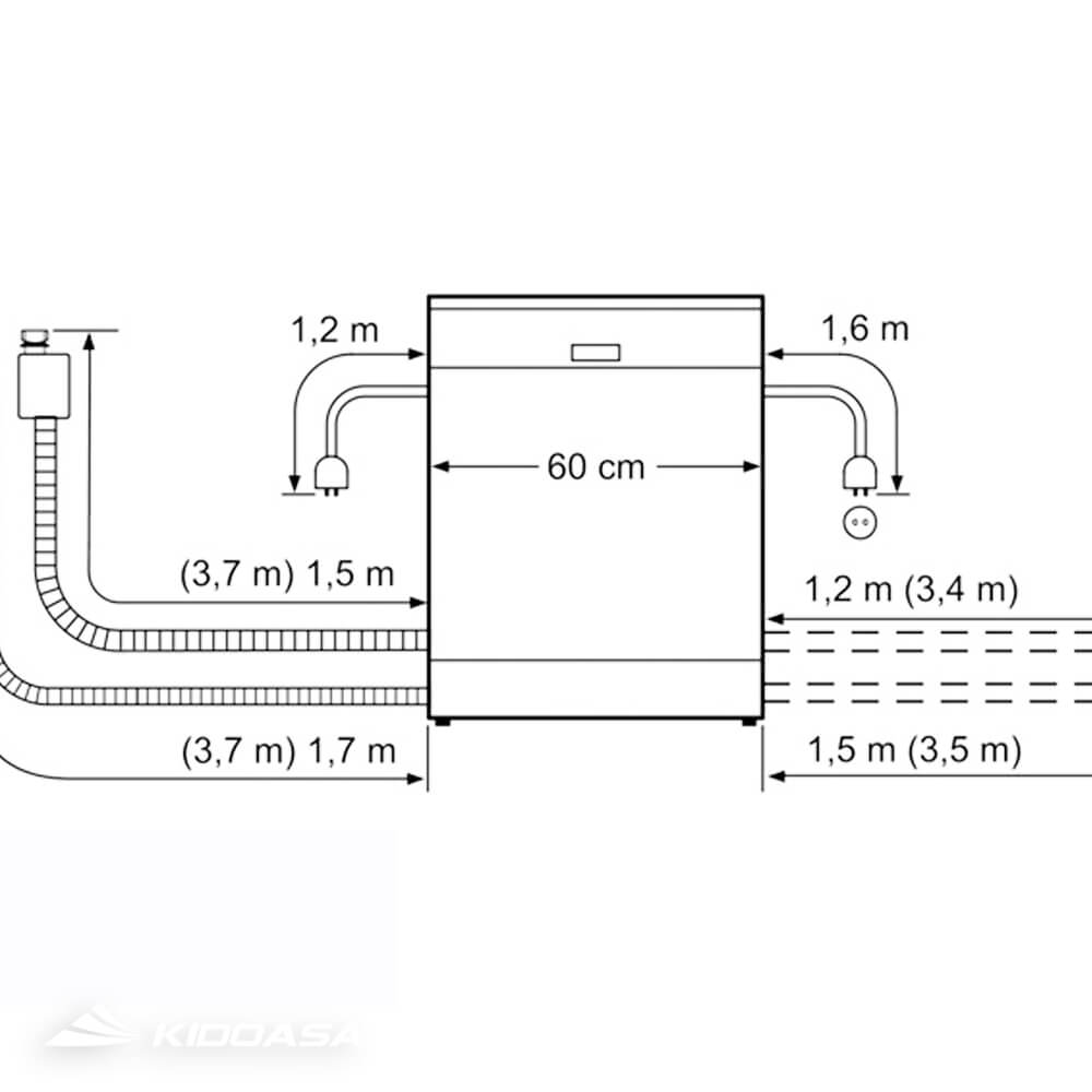 Máy rửa bát BOSCH SMS46NI04E - 3 giàn rửa - Ảnh 4