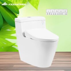 Bàn cầu 1 khối TOTO MS636CDRW23 kèm nắp rửa điện tử TCF47360GAA