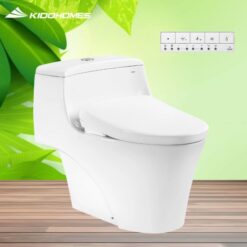 Bàn cầu 1 khối TOTO MS823CDRW23 kèm nắp rửa điện tử TCF47360GAA