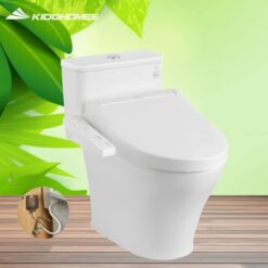 Bàn cầu một khối TOTO MS857DW16 kết hợp nắp rửa điện tử TCF23410AAA