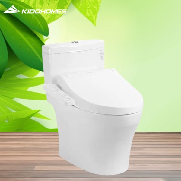 Bàn cầu 1 khối TOTO MS889DRW16#XW nắp rửa điện tử