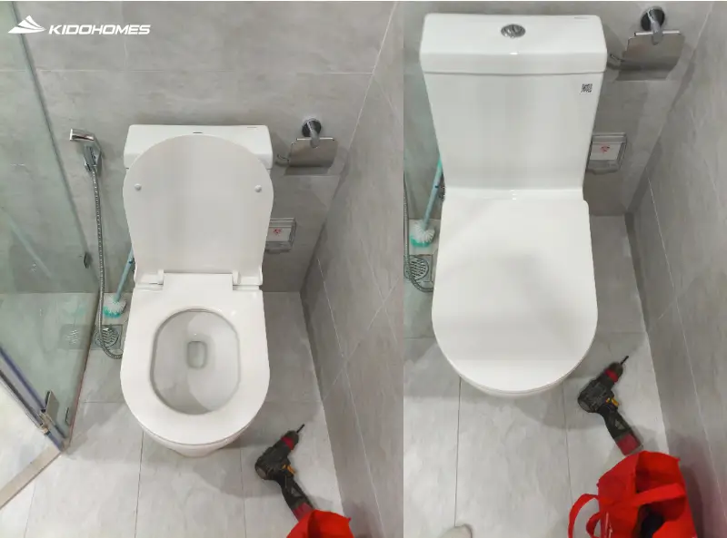 Nâng cấp phòng tắm hiện đại, tiện nghi hơn với bồn cầu TOTO và nắp rửa điện tử