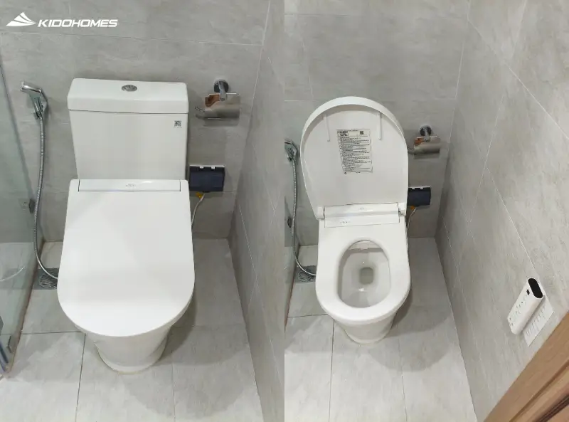 Nâng cấp phòng tắm hiện đại, tiện nghi hơn với bồn cầu TOTO và nắp rửa điện tử