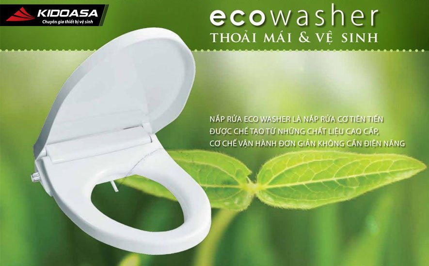 Bồn cầu 1 khối TOTO MS905E4 - Nắp rửa Ecowasher - Ảnh 4