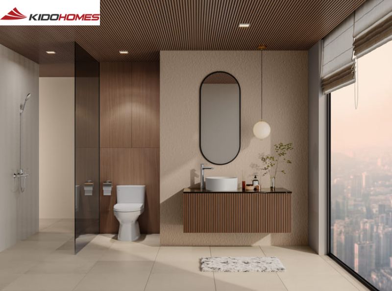 Thiết kế phòng tắm tích hợp - Giải pháp tiết kiệm và hiện đại