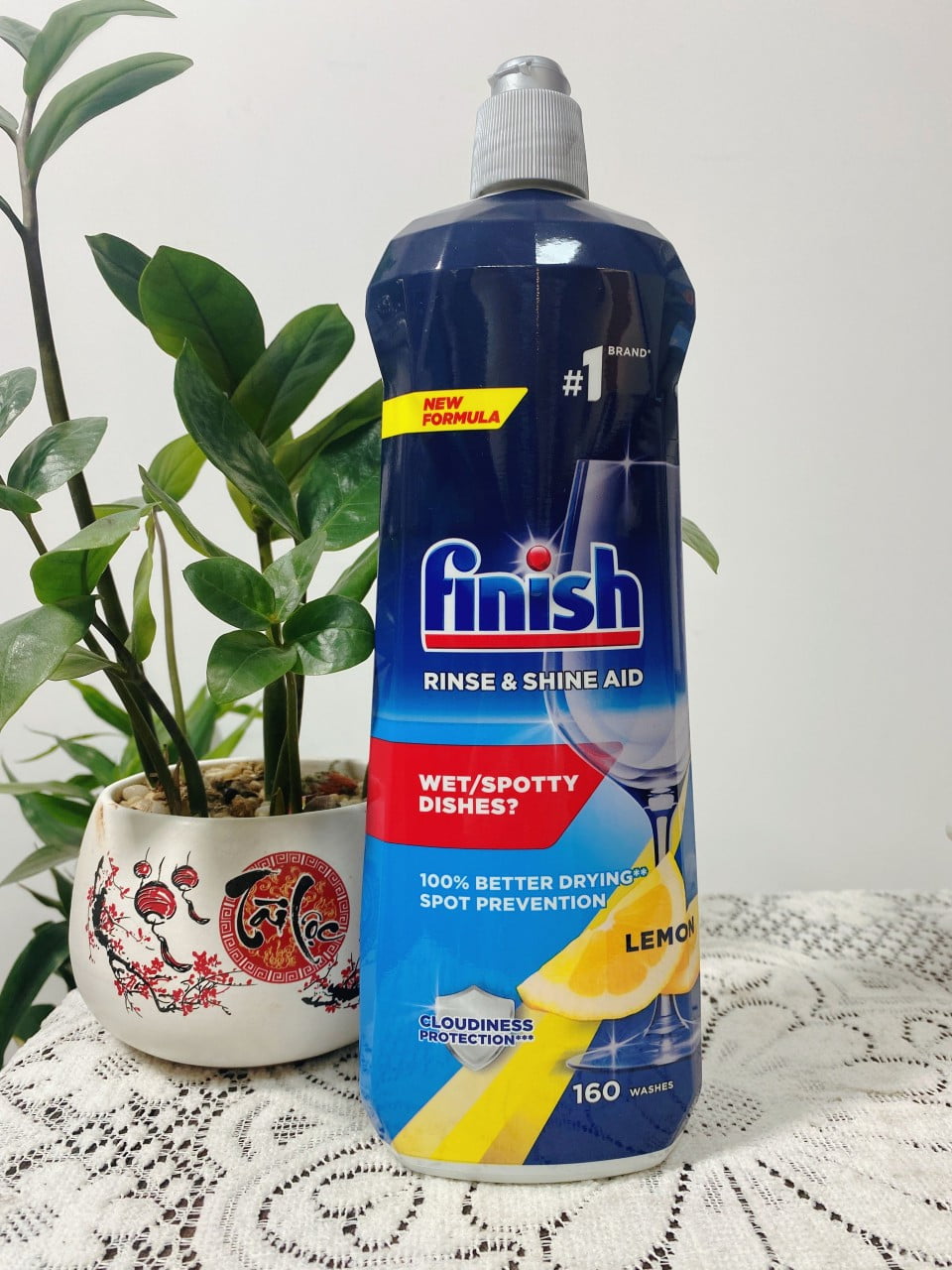 Nước làm bóng Finish Rinse Shine Aid 800ml
