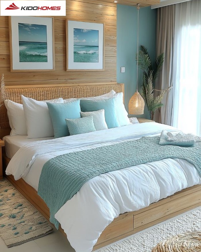 Ứng dụng phong cách Coastal trong phòng ngủ Ứng dụng phong cách Coastal trong phòng ngủ