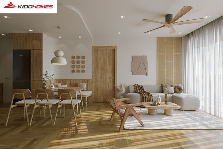 Phong cách thiết kế phù hợp với không gian nhỏ dưới 70m²: Phong cách Japandi Phong cách thiết kế phù hợp với không gian nhỏ dưới 70m²: Phong cách Japandi