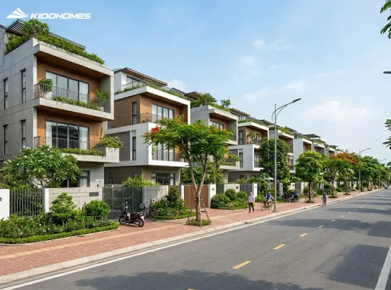 Quy định về khoảng lùi xây dựng và mật độ xây dựng nhà phố 2026