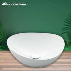 Chậu đặt bàn vành mỏng Linear Ceram LT4704MTG17