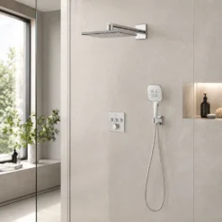 Bộ sen âm tường GROHE Grohtherm SmartControl Rainshower SmartActive 310 Cube 34864000 - Ảnh 3