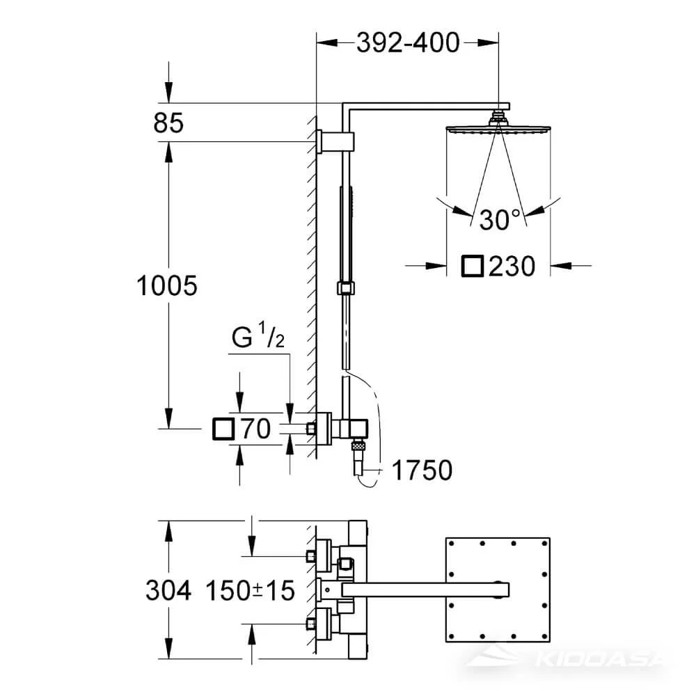 sen-cay-grohe-26087000-ban-ve-ky-thuat