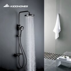 Sen cây tắm nhiệt độ Fratini Nevada Black model 39050330BK