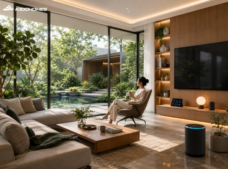 Sống chậm trong ngôi nhà hiện đại 2026: Cân bằng giữa công nghệ và sự thư thái