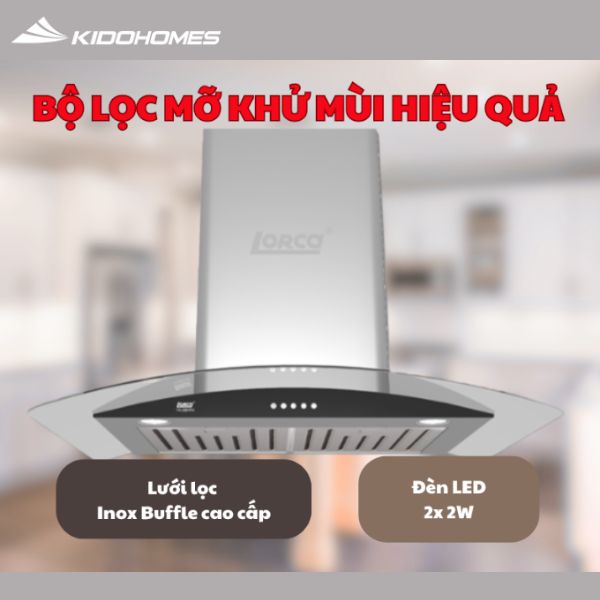 Máy hút mùi Lorca TA-2001PH-70cm
