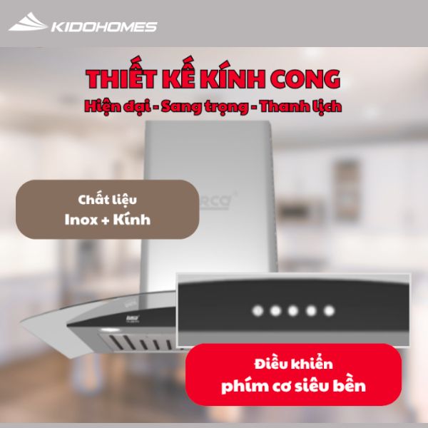 Máy hút mùi Lorca TA-2001PH-70cm