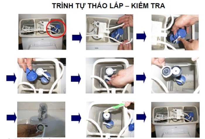 Thay thế phụ kiện bồn cầu Inax cần chọn đúng loại phụ kiện chính hãng và thực hiện đúng kỹ thuật