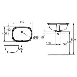 Lavabo âm bàn GROHE Eurosmart 101022SH00 - Ảnh 5