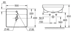 Lavabo bán âm GROHE Euro Ceramic 2.0 101028SH00 - Ảnh 5