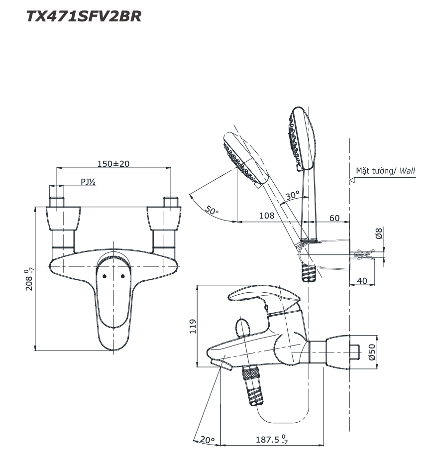 thong-so-sen-tam-nong-lanh-toto-TX471SFV2BR