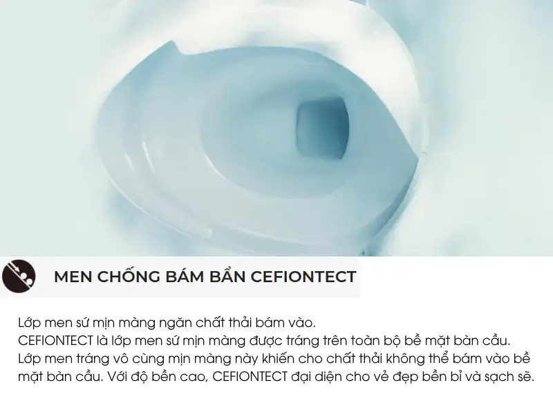 Men sứ CEFIONTECT - nền tảng cho khả năng làm sạch