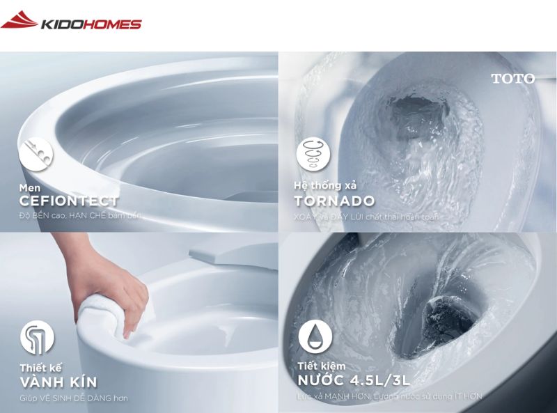 Công nghệ và tính năng của toto