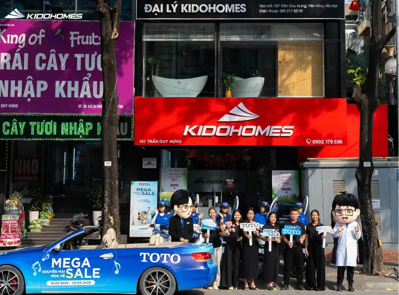 Sự kiện TOTO Roadshow Mega Sale Mùa Hè 2026