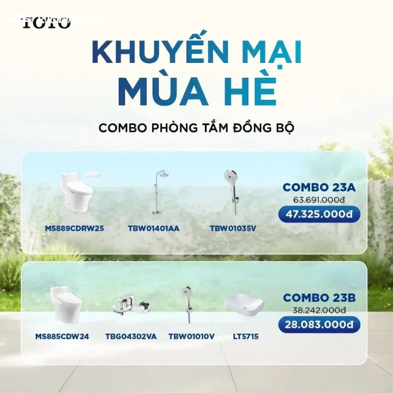 Sen tắm cây và sen nhiệt TOTO