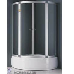 Khay tắm đứng vách kính NOFER LV-25ABS