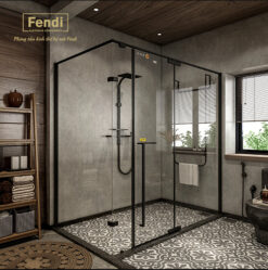 Vách tắm kính Fendi FMG – 2X4