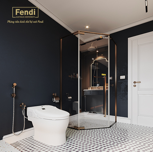 Vách tắm kính Fendi FMV – 1X3
