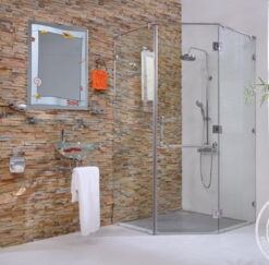 Vách Tắm kính Samwon Grand mở vát SGV01