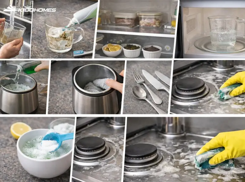 Bỏ túi các mẹo vệ sinh dụng cụ nhà bếp nhanh chóng, sạch bóng đón Tết