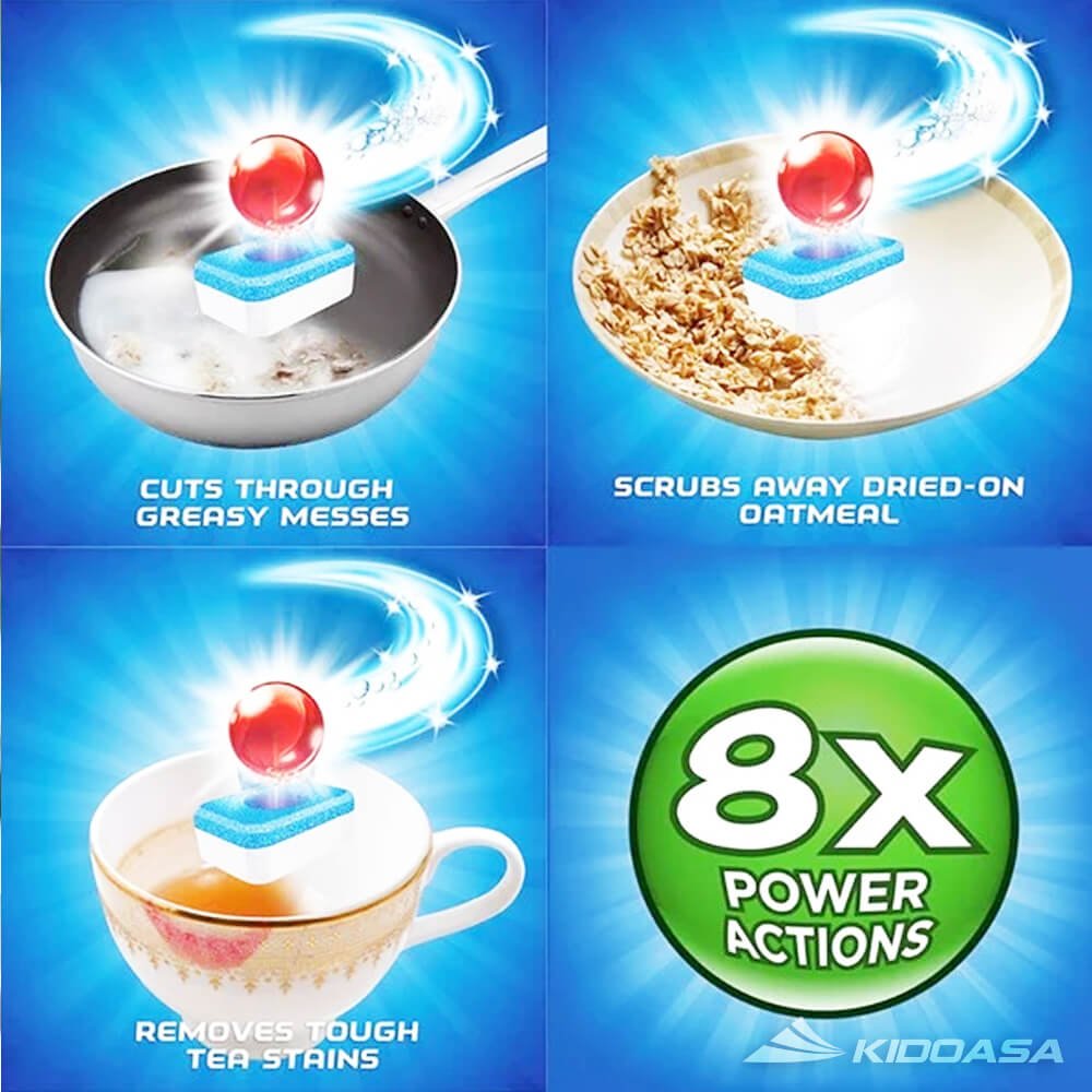 Viên rửa bát Finish All In 1 - 100 tabs - Ảnh 3