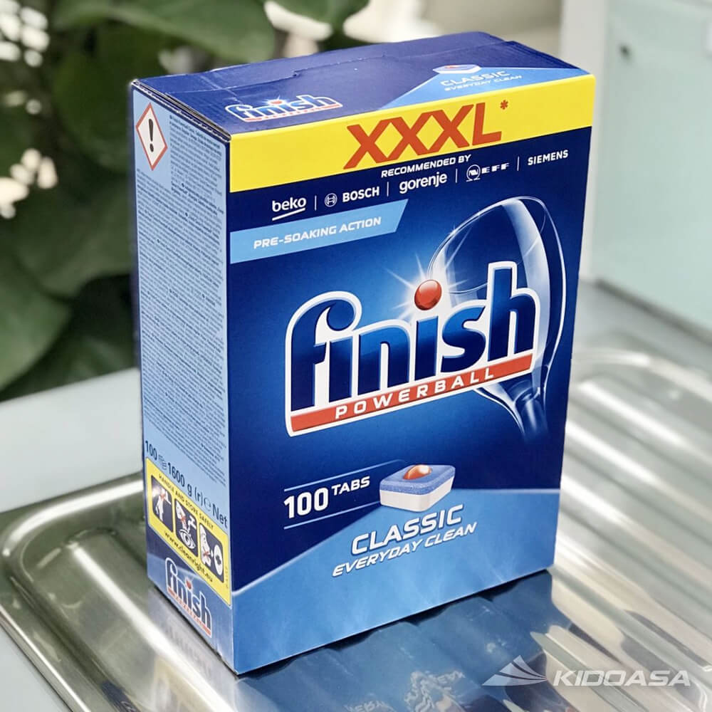 Viên rửa bát Finish Classic 100 tabs