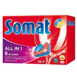 Viên rửa bát Somat All in 1 - 26 tabs