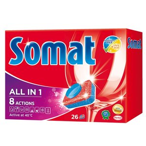 Viên rửa bát Somat All in 1 - 26 tabs