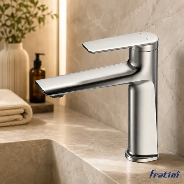 Vòi lavabo nóng lạnh Fratini Milano 39040158 thân tiêu chuẩn